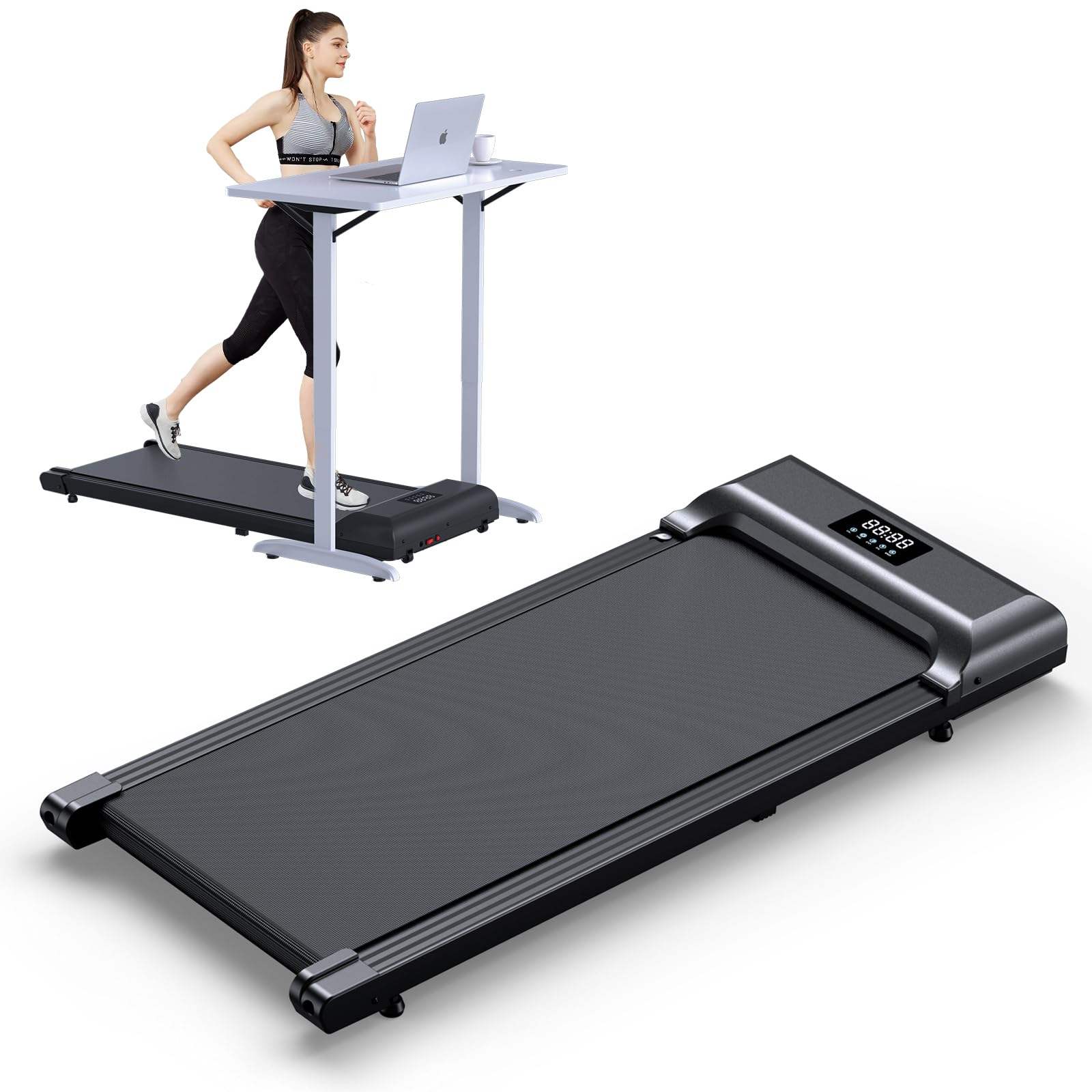 Fitness Equipment Multifunctional Indoor Smart Small Household Under Desk  Walking Pad Foldable Treadmill