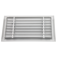 Diffuseurs de plafond et de mur en aluminium pour retour d'air, grilles de ventilation de plafond
