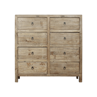 Meuble de classement en bois recyclé antique de haute qualité, meuble de bureau, classeur naturel