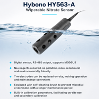 Sensor de Nitratos en Línea NO3-N, Sonda ISE Autolimpiante, RS485 Modbus, 0-1000mg/L, IP68, 10% de Precisión, 0-50 Aguas Residuales