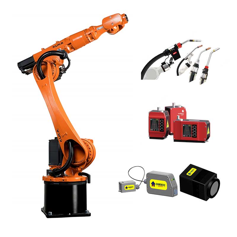 KUKA Robot Arm KR16 R2010-2 Welding Robot Fronius Welding Power Source Laser Welding Seam Tracking H