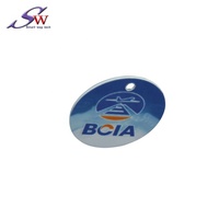 Étiquettes autocollantes personnalisées avec logo RFID 125kHz en PVC étanche pour hôtels, jetons EM4100 T5577
