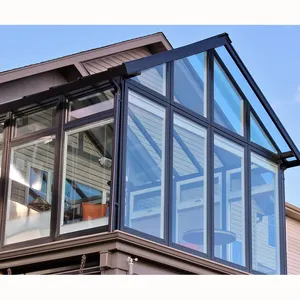 알루미늄 온실 단열 유리 썬룸 지붕 패널 프리 스탠딩 썬룸