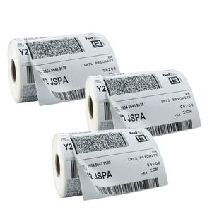 Venta de Fábrica: Rollo de Etiquetas Térmicas de 4'' x 6'' con Fuerte Adhesión, 250 Unidades, Etiquetas de Envío Térmicas para Impresoras - Product Image 6