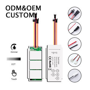 Interruttore Sensore Touch a Tre Pulsanti DC12V/24V con Funzione Memoria Anti-Appannamento, Grado di Protezione IP21, Raggio di Rilevamento Intelligente 1-6mm per Luci Specchio - Product Image 4