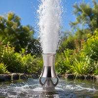 Boquilla de Chorro para Fuente de Agua en Cascada de Acero Inoxidable, Diseño Moderno, Decorativa para Exteriores, Ecológica, Duradera, No Ajustable