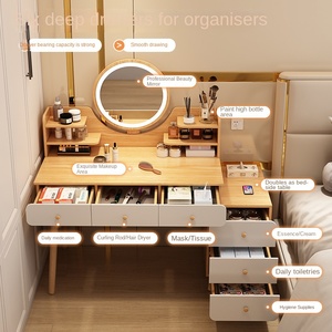 Coiffeuse au <span class=keywords><strong>design</strong></span> moderne pour femmes Coiffeuse à maquillage avec miroir éclairé Meubles de chambre à coucher de <span class=keywords><strong>luxe</strong></span> - Product Image 4
