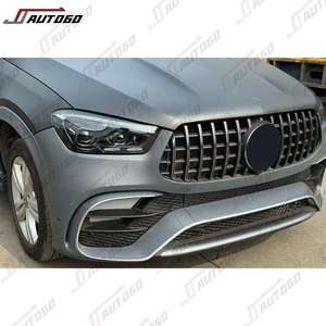 Kit de Carrocería de Plástico ABS PP para Benz <span class=keywords><strong>GLE</strong></span> ML W166 2015 2016 <span class=keywords><strong>2017</strong></span> 2018, Actualización a Parachoques de Coche GLE63 2024 2025 - Product Image 4