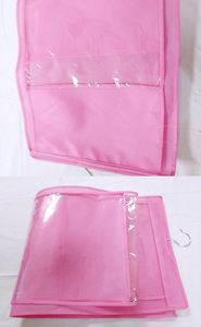 Wholesale Non-Woven Fabric 6-Pocket Handbag Organizer with Transparent Window Moisture-Proof <b>Hanging</b> Storage Bag - Product Image 4