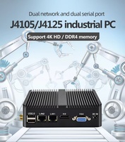 Intel endüstriyel PC Fan soğutma ile Mini LDC-058 sağlam tasarım çoklu USB ve LAN portları