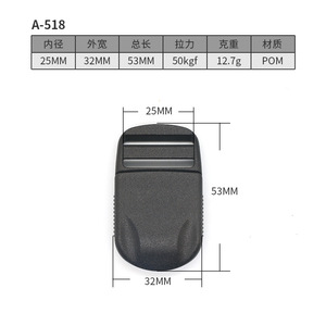 Hebilla Magnética de Plástico A-518 de 25 mm para Bolsos y Mochilas, Cierre Elegante de Material POM con Resistencia de 50 kgf - Product Image 1