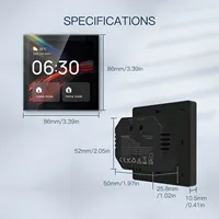 4 pouces Linux Alexa AI écran tactile de contrôle zigbee OEM smart APP panneau de contrôle central de la maison intelligente TUYA