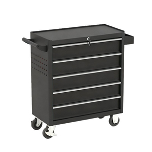 Chariot d'atelier transfrontalier à cinq niveaux, épaissi, pour outils et pièces, avec rangement mobile pour quincaillerie - Product Image 1