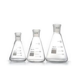 Frasco Triângulo Parede Espessada Frasco Cônico 50ml -10000ml Vidro Erlenmeyer Frascos - Product Image 3