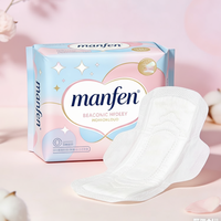 Fabrikgefertigte Großpackung Damenbinden/Windeln Weich Atmungsaktiv Saugfähig Geeignet für die Nachtgebrauch Vliesstoff 3D-Auslaufschutz