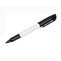 Échantillon gratuit, marqueur permanent en plastique pas cher, pointe plate, encre à séchage rapide, logo personnalisé, 30 couleurs, utilisation sur papier