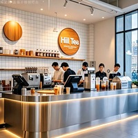 Comptoir de bar moderne minimaliste en acier inoxydable 304 avec éclairage LED pour solution de projet commercial, restaurant ou maison