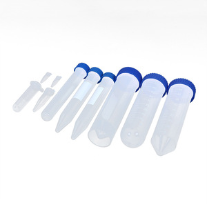 Dingpo <b>Plastic</b> Centrifuge <b>Tubes</b> 1.5ml 2ml 5ml 10ml 15ml 50ml Screw Cap Disposable Lab Test <b>Tubes</b> - Product Image 1