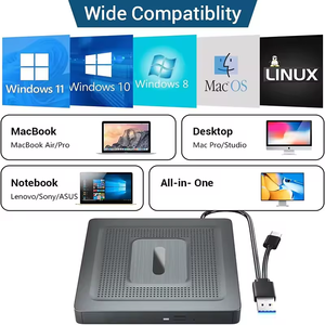Grabadora de CD/DVD/VCD de doble uso de alta calidad Controlador de CD externo Viene con cable de datos usb3.0 e interfaz tipo C - Product Image 6