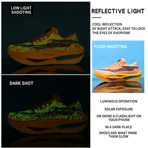 Zapatillas Deportivas con Amortiguación Max que Brillan en la Oscuridad <span class=keywords><strong>para</strong></span> <span class=keywords><strong>Hombre</strong></span>, Transpirables, con Suela Gruesa, Zapatillas Deportivas Vibrantes y Coloridas <span class=keywords><strong>para</strong></span> Mujer - Product Image 6