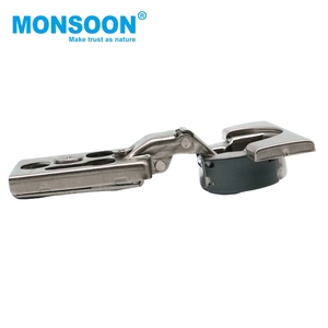 Heavy Duty Iron 3d Hydraulic Soft Close Hinge <b>Kitchen</b> Adjusting Screw Ultra Thin Base Design <b>Kitchen</b> Cabinet Door Hinge - Product Image 4