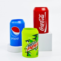 Fourniture directe d'usine Standard 12oz Cacher votre boisson Silicone Soda Can Cover Silicone Can Sleeve