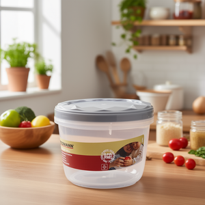Contenitore da cucina piatto con inserto femminile, 810 ml, in plastica per alimenti senza BPA, con coperchio per la conservazione della freschezza - Product Image 3