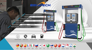 Hipech Automatischer Edelstahl-Kraftstoffsp ender mit 4 Düsen LCD-Bildschirm für Benzin Dieselöl Benzinpumpe - Product Image 3