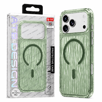 Coque de téléphone transparente ondulée de luxe ATB pour iPhone 18 17 16 15 Pro Max, étui magnétique antichoc compatible avec la recharge sans fil, vente en gros