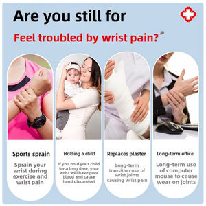 دعامة معصم ضغط جيدة التهوية لالتهاب المفاصل والكيس العقدة والنفق الرسغي قابل للتعديل للرياضة واللياقة البدنية دعامة دعم المعصم - Product Image 3