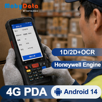 Mobydata SA88 Android 14 4G+64G PDA portable Lecteurs de codes-barres Android Terminal de collecte de données portable
