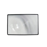 Lunettes Loupe Transparentes Format Page Promotionnelle 180x120mm, Carte Loupe en PVC, Grand Marqueur de Page, Lentille Loupe pour la Lecture