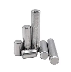 GB119 304 Stainless Steel M2 M2.5 M3 M4 Fastener Solid Cylinder Parallel Pins Dowel Pin