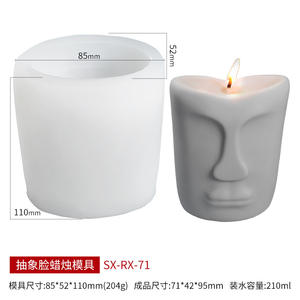 Molde de cara de silicona de alta calidad Molde de Pilar Moldes De Silicon - Product Image 6