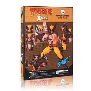 Hellverine nuovi giocattoli CT Wolverines figura marrone fumetto X-Men Mafex 138 Shf Anime statuetta in PVC modello statua regalo giocattolo - Product Image 4
