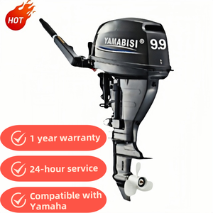 Nouveau moteur hors-bord à essence 9,9 CV, 2 temps, en aluminium marin - Product Image 3