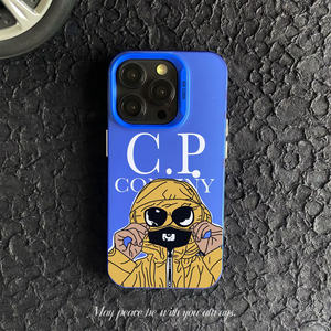 เคสโทรศัพท์ดีไซเนอร์มีสไตล์สำหรับ iPhone XS XR 11 12 13 MINI 14 15 16 17 Air 17 PRO MAX coque CP Company with Stone etching - Product Image 5