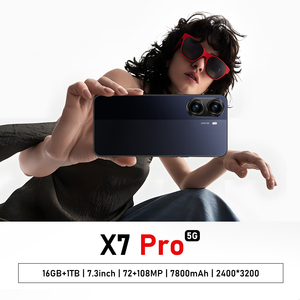 โทรศัพท์มือถือ X7 Pro 5G สมาร์ทโฟน ชาร์จเร็ว หน้าจอ <span class=keywords><strong>7</strong></span>.3 นิ้ว หน่วยความจำ 16GB กล้อง 108MP สมาร์ทโฟน - Product Image 2