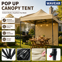 Tente de marché pliable résistante et imperméable, imprimée sur mesure, pour événements sportifs et expositions, pour les vendeurs commerciaux, 10x10