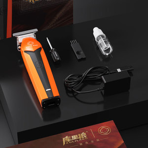 Novedad 2025 Set Profesional de <span class=keywords><strong>Barber</strong></span>ía Recortadora de Pelo con Cuchillas de Acero Inoxidable Recargable por USB - Product Image 6