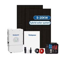 8Kw 10Kw 15Kw 20Kw onduleur triphasé 500W panneau solaire système d'énergie solaire hors réseau