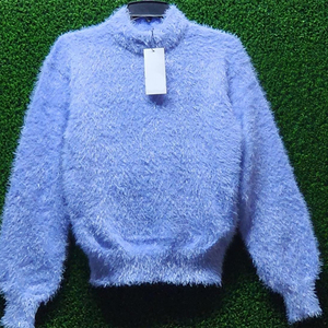 สเวตเตอร์ฤดูหนาวสำหรับผู้หญิงและเด็กเสื้อสเวตเตอร์แฟชั่นแขนยาวลำลองสำหรับฤดูหนาวผลิต2023ส่งออก - Product Image 3