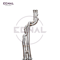 Ecnal pour 2014-2020 Bmw F80 F82 F83 M3 M4 S55 3.0T Longueur Égale SS304 Valve D'échappement Système D'échappement Haute Performance