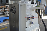 Machine de fraisage à alimentation automatique Wellon ZX6350ZA avec tête de fraisage électrique optionnelle, machine de perçage et de fraisage verticale et horizontale