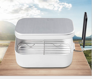 DF Grille de cuisson vapeur en acier inoxydable SUS 304, personnalisée, à prix abordable, fabriquée en Chine, pour usage en camping extérieur et en boîte repas. - Product Image 3