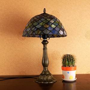 Factory Direct Southeast Asian Pastoral Rural Creative <b>Retro</b> Fish Scale Bedroom <b>Bedside</b> <b>Table</b> Lamps Decorative <b>Retro</b> Fish Lamps - Product Image 2