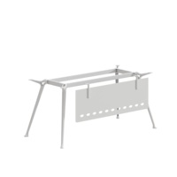 Ensemble de bureau modulaire moderne avec pieds en aluminium durables pour les espaces de bureau, d'hôtel, d'hôpital, d'école et d'atelier
