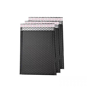 14x16 + 4cm giấy bong bóng phong bì độn Túi bưu phẩm bong bóng màu đen Túi bưu phẩm biểu tượng bong bóng nhỏ bưu phẩm vận chuyển phong bì túi - Product Image 5