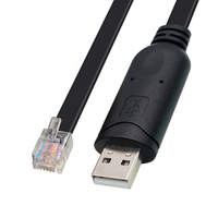 Câble de débogage USB vers RJ11 RJ12 FTDI Adaptateur série Convertisseur Câble de console réseau