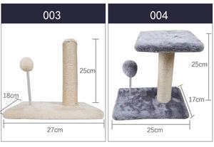 Juguete de Moda para Gatos 02: Mini Rascador de Peluche, Árbol para Gatos, Estructura de Escalada y Plataforma de Ejercicio, Ideal para que los Gatos Jueguen - Product Image 4